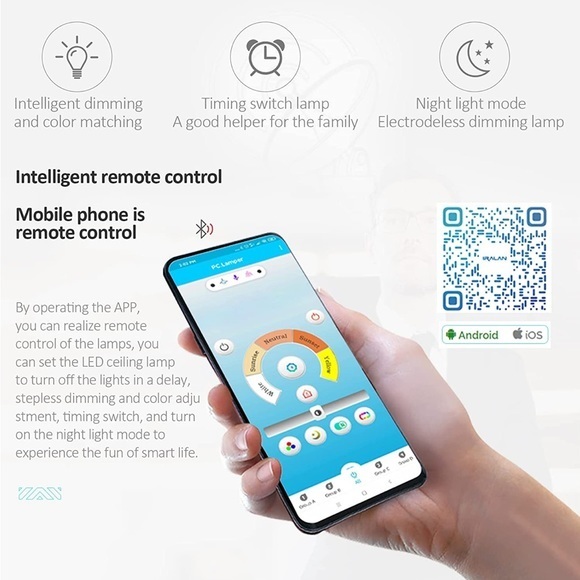 LED Modern Ceiling Fixture Heads Flush Mount Dimmable Chandelier Ceiling Lamp - Picture 5 of 6